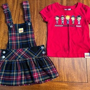 Gwen Stefani's Harajuku Mini for Target Overall Dress w/ Shirt